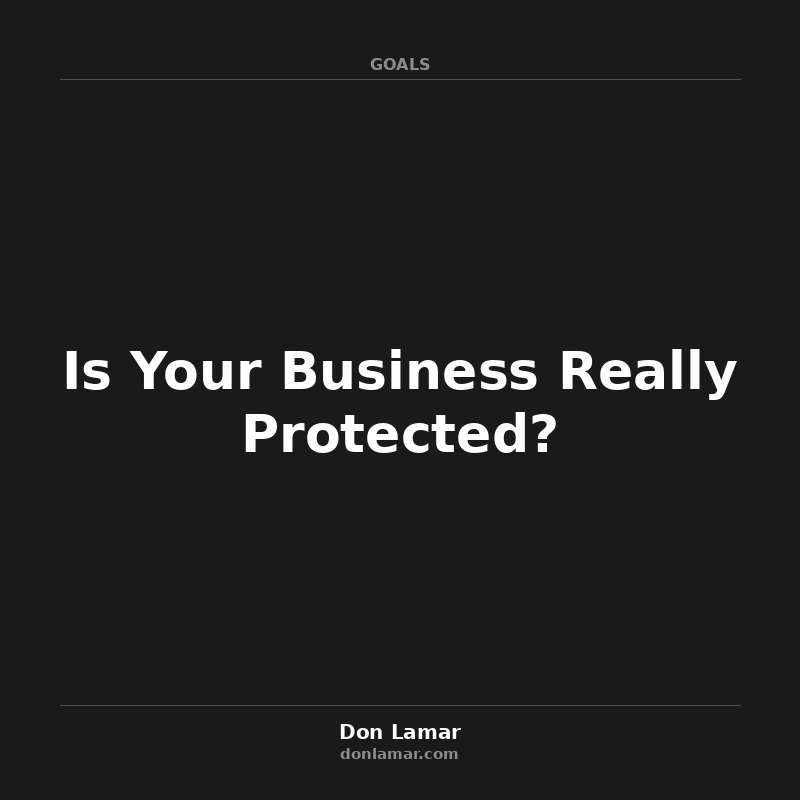 Is Your Business Really Protected?