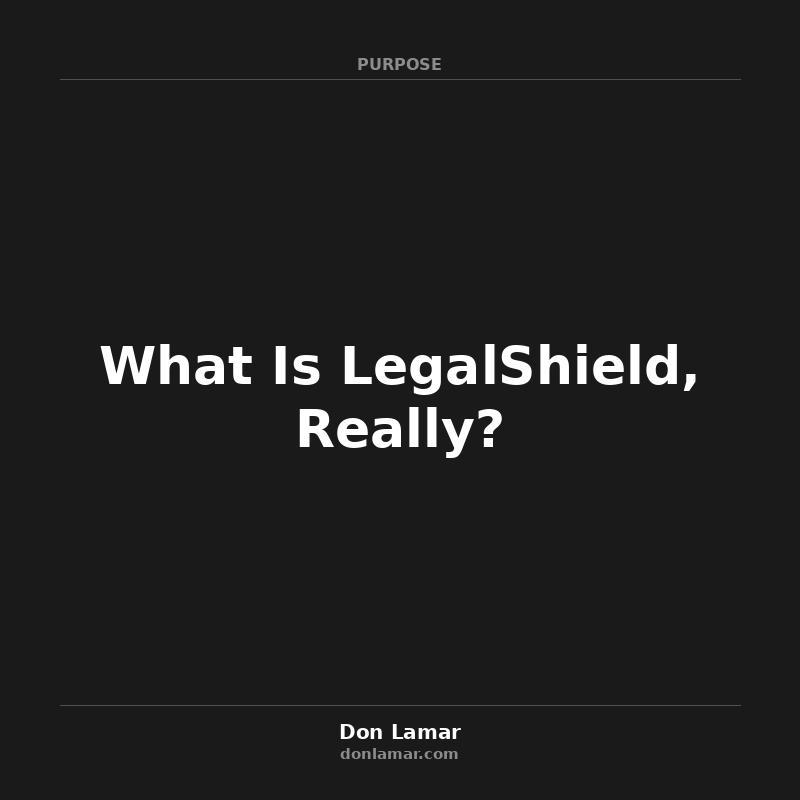 What Is LegalShield, Really?