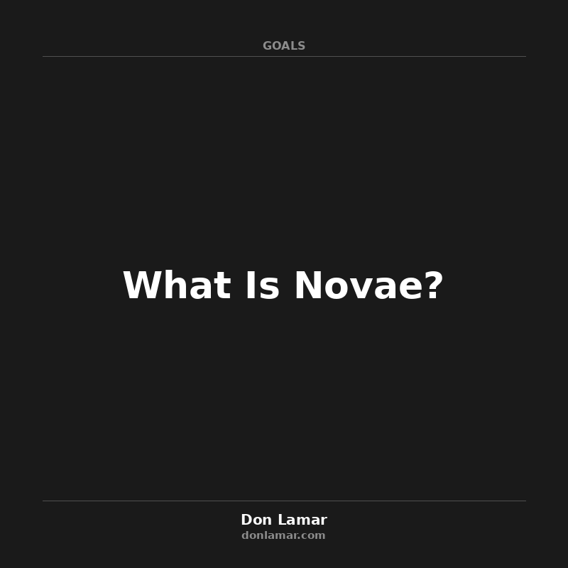 What Is Novae?